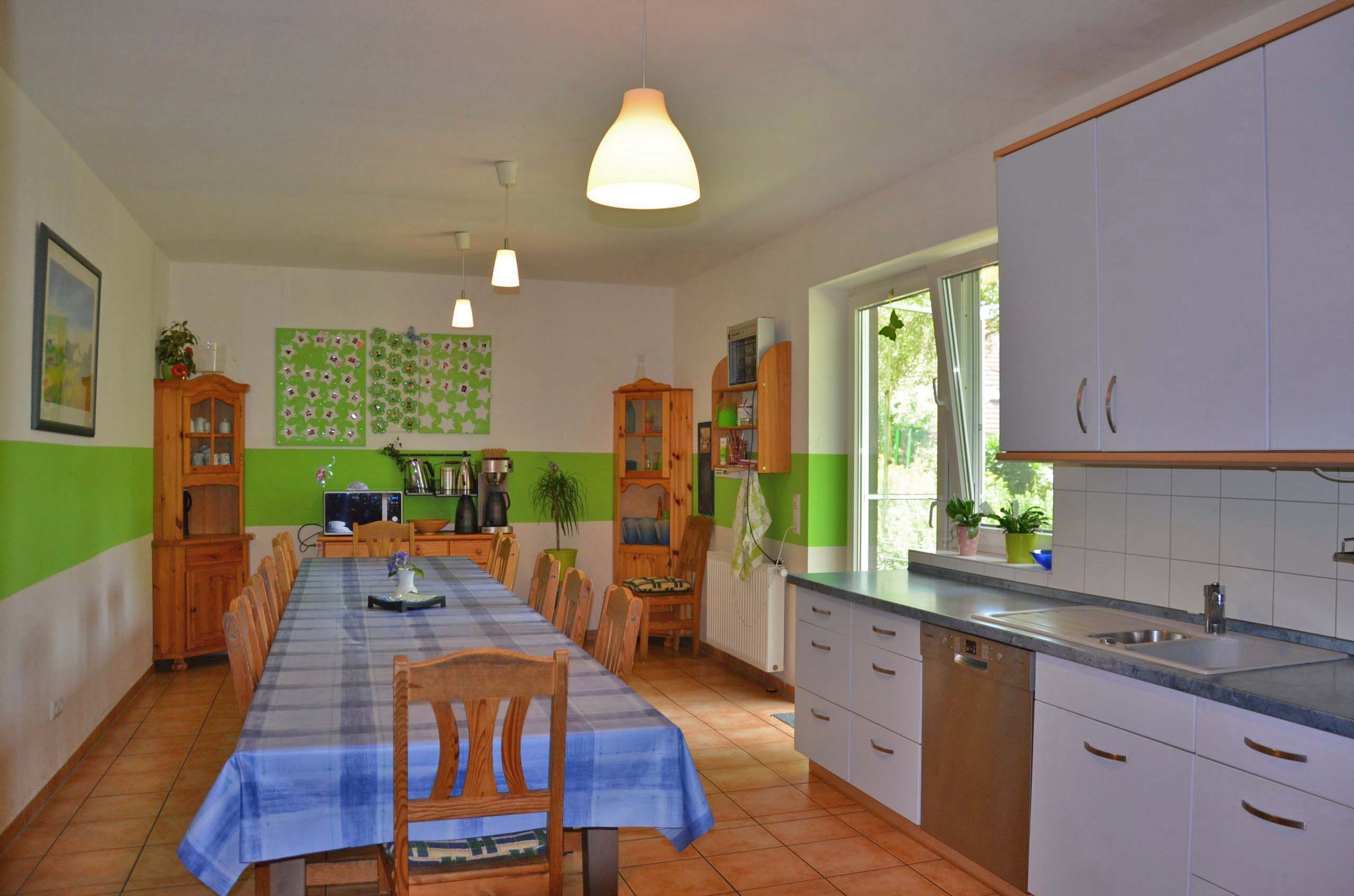 Esstisch im Haus Wangersen